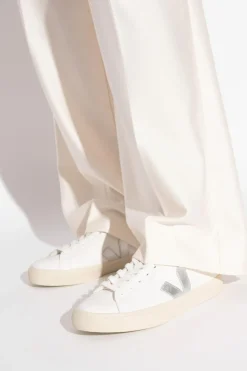Veja WHITE "CAMPO LEATHER" sports shoes