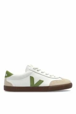 Veja WHITE "VOLLEY O.T. LEATHER" sports shoes