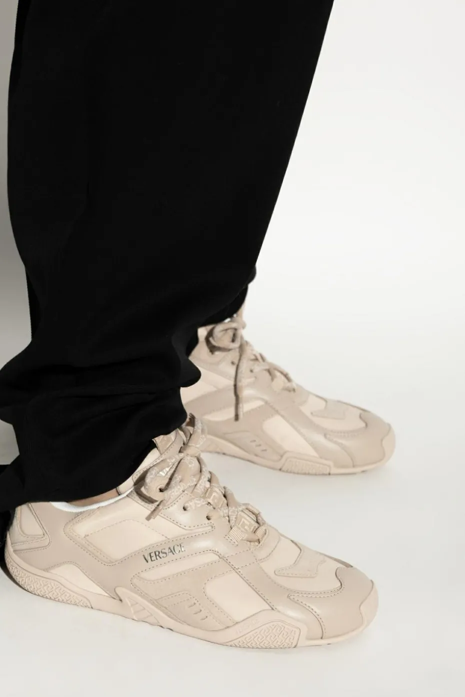 Versace beige "Galaxia" sports shoes