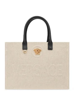 Versace beige ‘La Medusa’ shopper bag