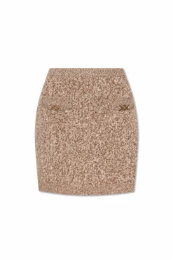 Versace beige Skirt with woolen trim