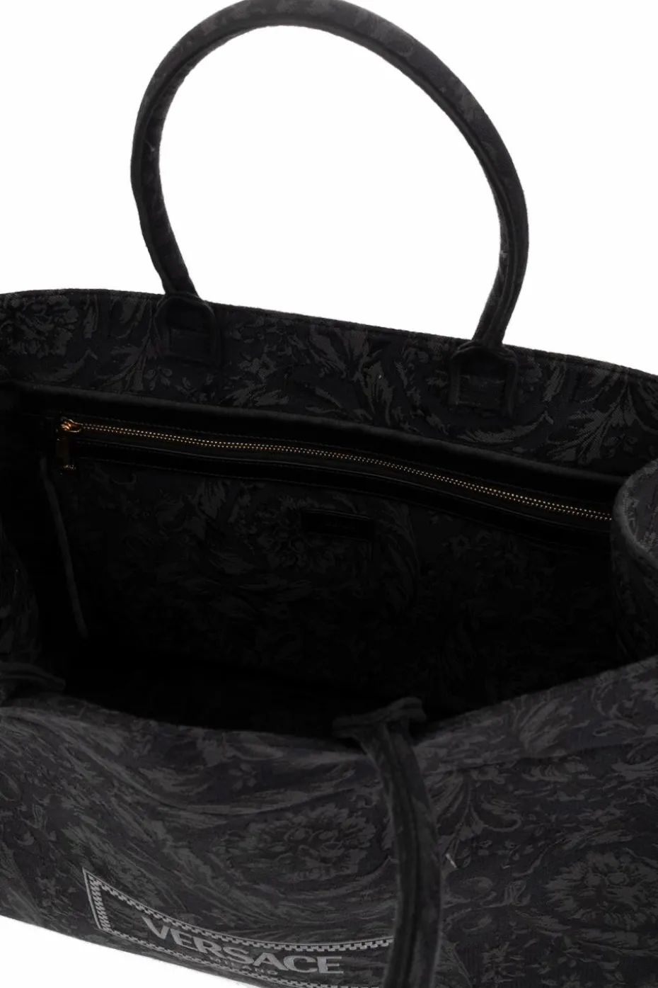 Versace BLACK ‘Athena Large’ shopper bag
