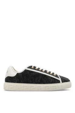 Versace BLACK ‘Barocco Greca’ sneakers