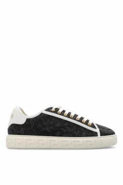 Versace BLACK ‘Barocco Greca’ sneakers