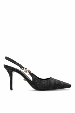 Versace BLACK Barocco pumps