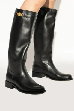Versace BLACK Boots Medusa 95