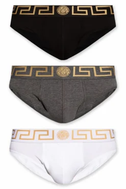 Versace BLACK Branded briefs 3-pack
