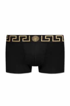 Versace BLACK Cotton boxer briefs