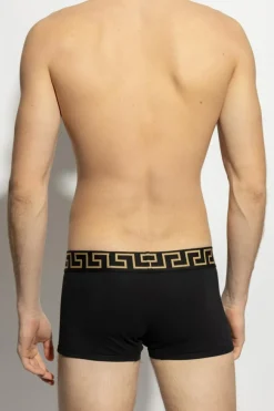Versace BLACK Cotton boxer briefs