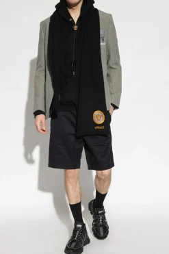Versace BLACK Cotton hoodie
