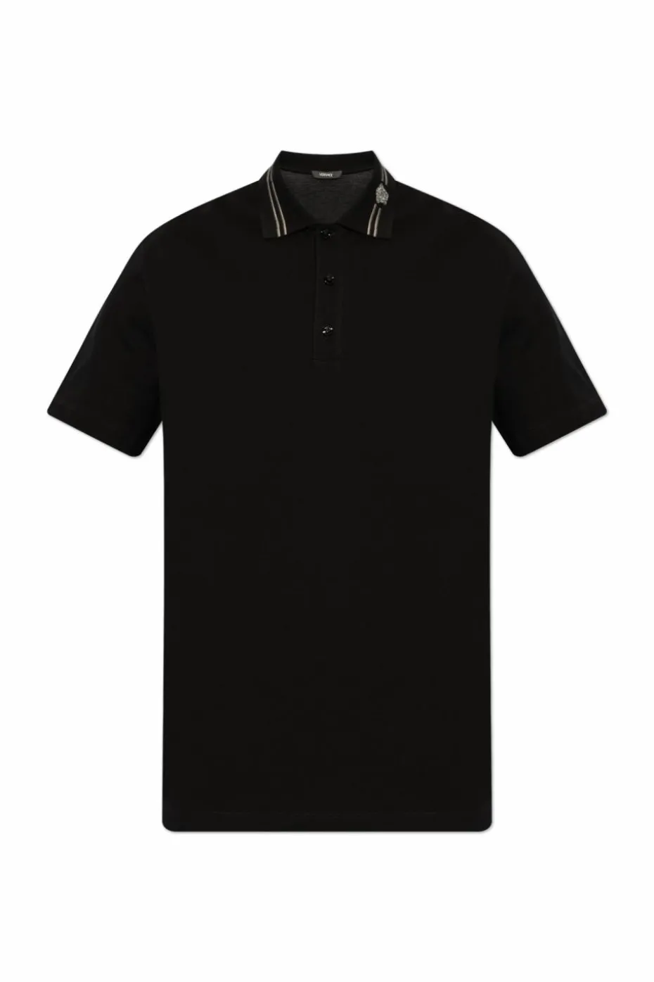 Versace BLACK Cotton polo