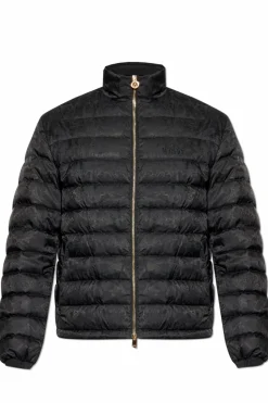 Versace BLACK Down jacket with stand-up collar