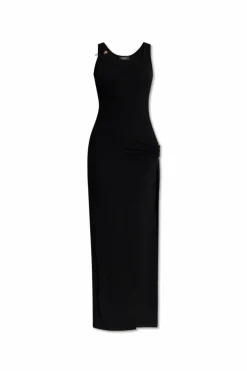 Versace BLACK Dress with front slit