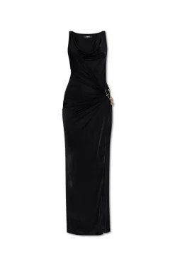 Versace BLACK Dress with logo