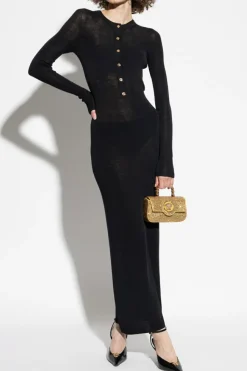 Versace BLACK Fitted dress