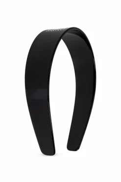 Versace BLACK Headband with shimmering crystals