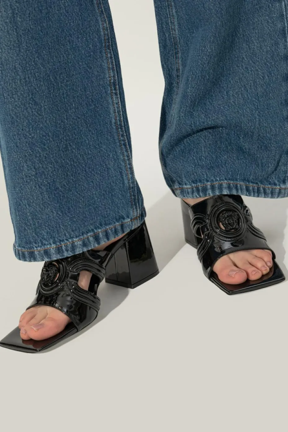 Versace BLACK Heeled sandals