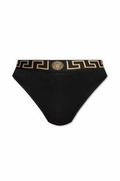 Versace BLACK High-waisted briefs