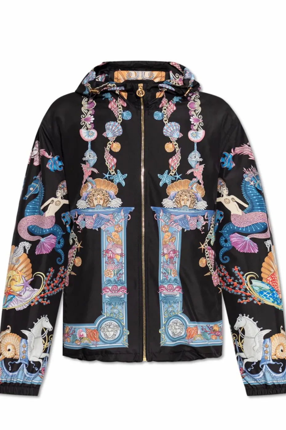 Versace BLACK Hooded jacket