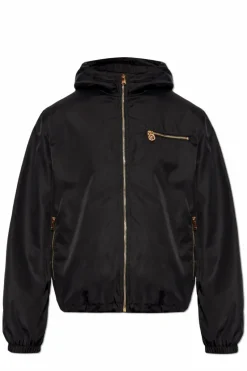 Versace BLACK Jacket with logo