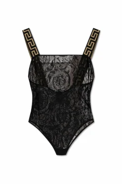 Versace BLACK Lace bodysuit