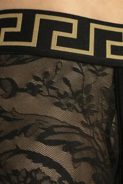 Versace BLACK Lace boxers