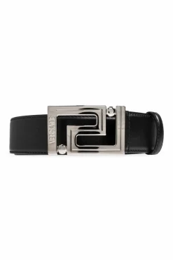 Versace BLACK Leather belt
