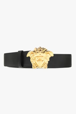 Versace BLACK Leather belt