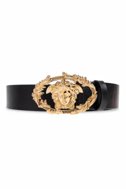 Versace BLACK Leather belt