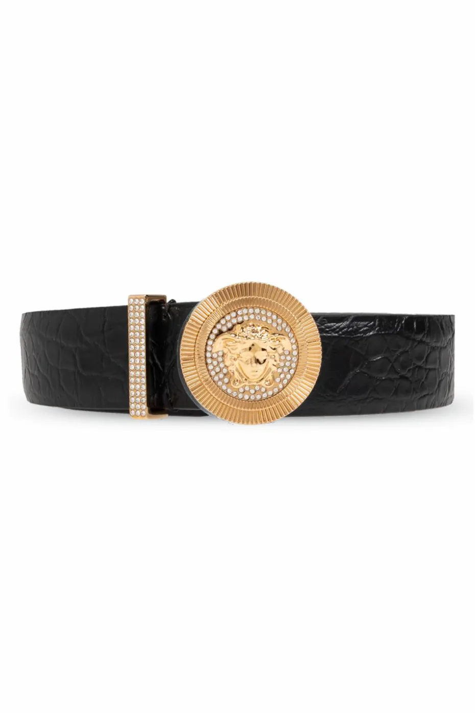 Versace BLACK Leather belt