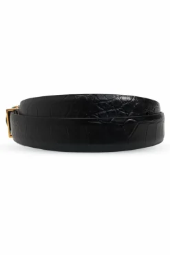 Versace BLACK Leather belt
