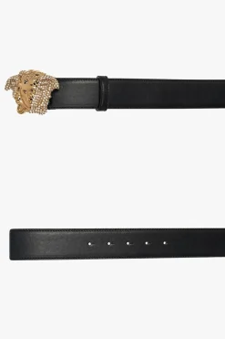 Versace BLACK Leather belt