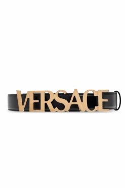 Versace BLACK Leather belt