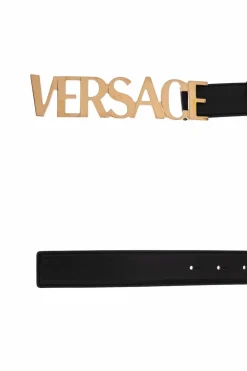 Versace BLACK Leather belt