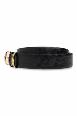 Versace BLACK Leather belt