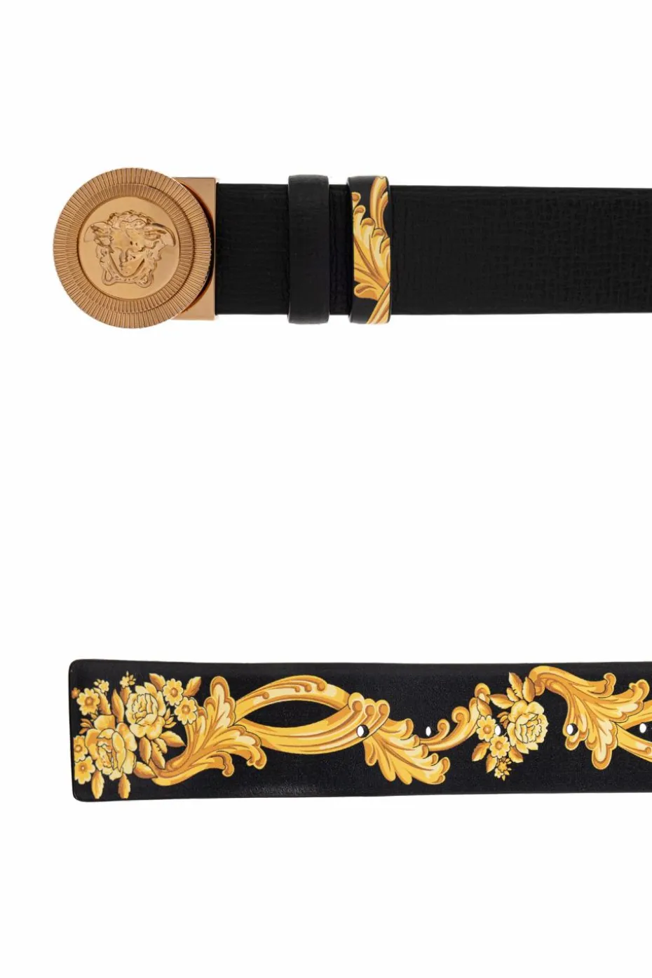 Versace BLACK Leather belt