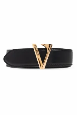 Versace BLACK Leather belt