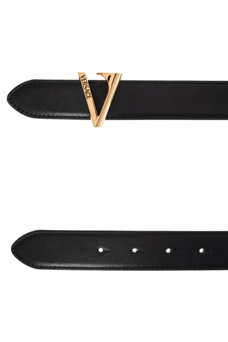 Versace BLACK Leather belt