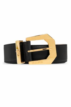 Versace BLACK Leather belt