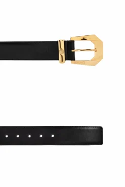 Versace BLACK Leather belt