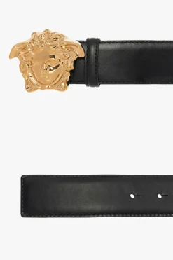 Versace BLACK Leather belt