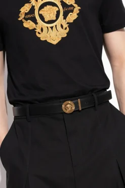 Versace BLACK Leather belt