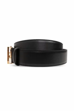 Versace BLACK Leather belt