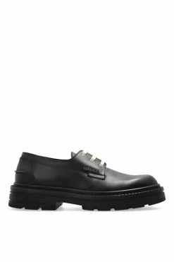 Versace BLACK Leather boots Adriano