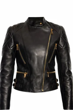 Versace BLACK Leather jacket