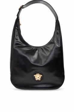 Versace BLACK Leather shoulder bag