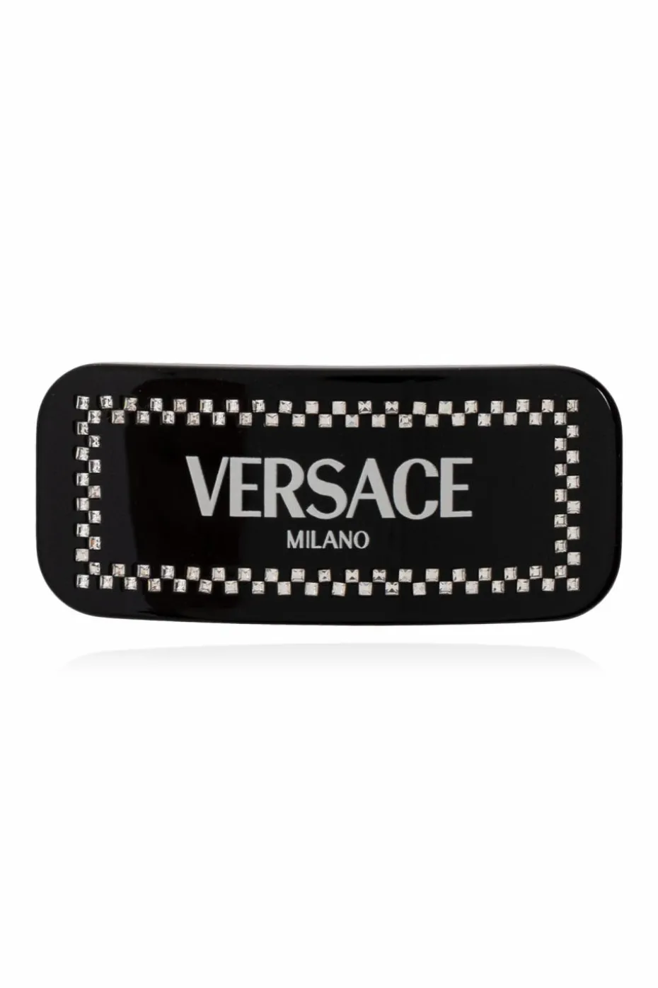Versace BLACK Logo hair clip