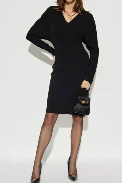 Versace BLACK Long sleeve dress