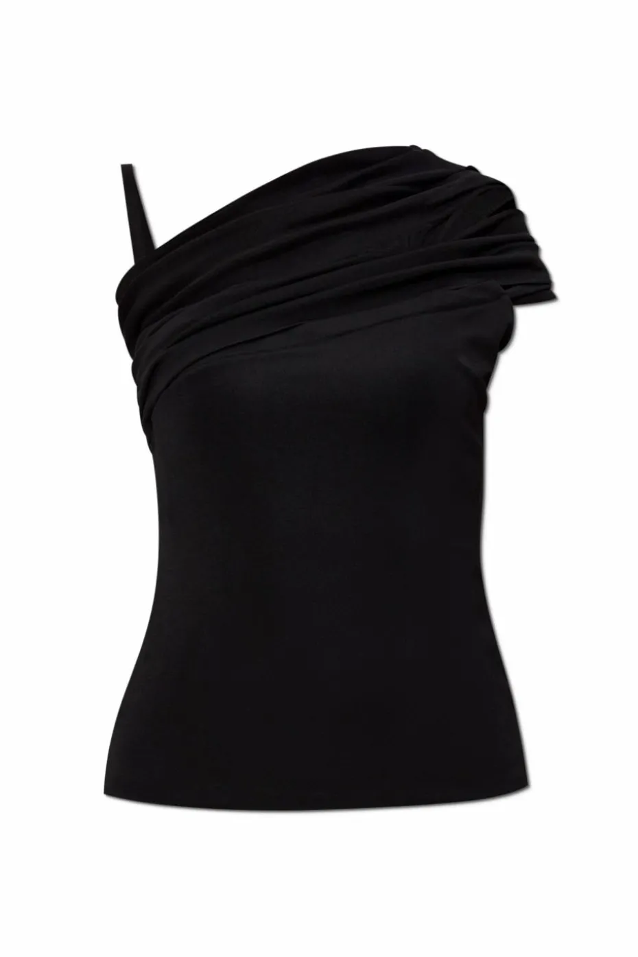 Versace BLACK One-shoulder top