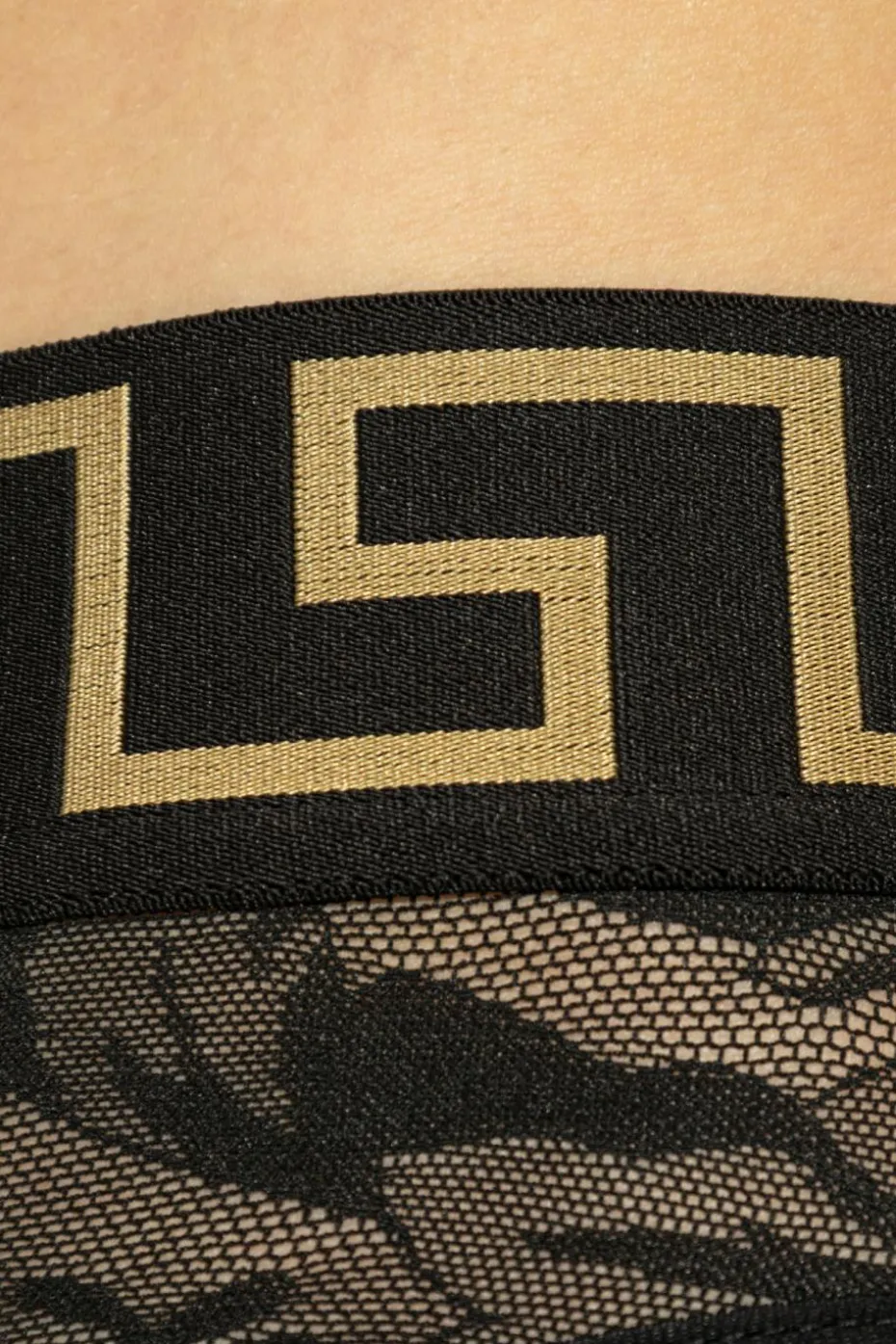 Versace BLACK Panties with lace back